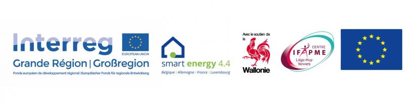 Logos Interreg GR Wallonie Smart Energy